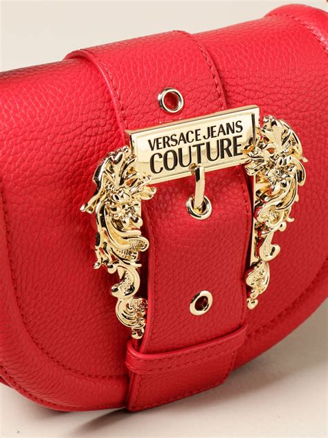 versace jeans red purse|Versace Jeans couture tote bag.